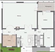 zu vermieten: 3 Zimmer 140 m² mit Garten 2 Schlafzimmer - Schönbrunn