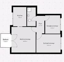 Nachmieter 60m³ Wohnung Balkon & Stellplatz Chemnitz Heimgarten