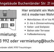 NEU: 2 Zimmer Mietwohnung 47m² in Treuchtlingen