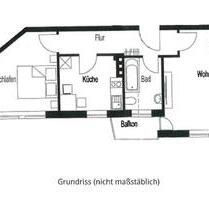 2-Zimmer-Wohnung mit Balkon an der Altstadt - Bielefeld