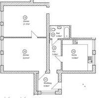 2 Zimmer Wohnung mit Wohnküche - 800,00 EUR Kaltmiete, in Delve (PLZ: 25788)