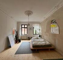 Zwischenmiete: Altbau Atelier-Wohnung 3-Zimmer Eisi-Kiez - Leipzig Ost