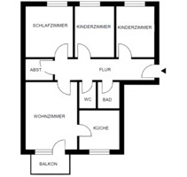 4 Zimmer-Wohnung TG-Stellplatz Super Anbindung Neues Bad - Augsburg Bärenkeller