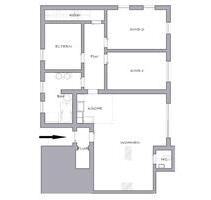4 Raum Wohnung, Neu, Kamin, Garage, großer Keller, Garten - Meißen