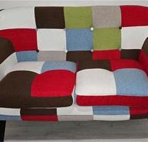 Skandinavischer 2 Sitzer Sessel Patchwork gut erhalten - Neuenburg am Rhein