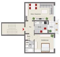 Helle 2-Zimmer-Wohnung mit Balkon und Garage in Pfarrkirchen