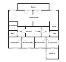 +++SCHNELL SEIN! RENOVIERTE 5,5-RAUMWOHNUNG mit BALKON & Abstellraum+++ - Sandersdorf-Brehna