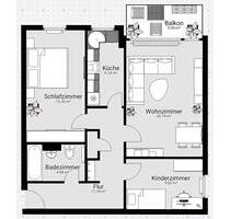 helle, frisch renovierte 3 ZBK mit Aufzug, Balkon und Stellplatz - Vellmar