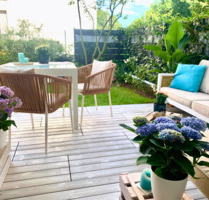 Provisionsfreie Neubauwohnung mit Garten und EBK an der Düssel - Düsseldorf Stadtbezirk 2
