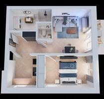 Erstbezug: Barrierearme 2-Zimmer-Wohnung mit Terrasse - Haselünne