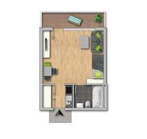 Grassau, schöne, möbl. 1 Zi. Wohnung zu vermieten - Staudach-Egerndach