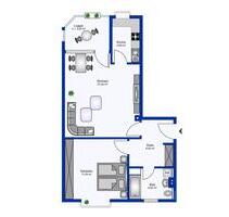 sanierte 2 Zi in Coburg, 66 m², Balkon, nahe KlinikumBrose, TG
