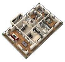 Großzügige 4-Zimmer-Wohnung mit umlaufendem Balkon! - Bad Füssing