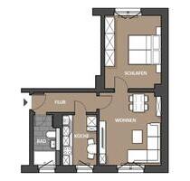modernisierte 2 Zimmer Erdgeschosswohnung im Süden von Halle - Halle (Saale) Damaschkestraße