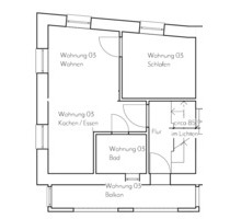 Modernes 2-Zimmer-Appartment inkl. Einbauküche - Sulzbach am Main
