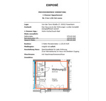 VERMIETE 1-Zimmer-Apartment, Wohnung in Rosenheim, ab sofort