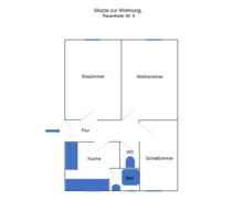 Rheingauviertel, schöne und helle Dachgeschwohnung, zum 01.07.25 - Wiesbaden Klarenthal