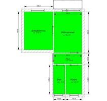 Teilsanierte 2- Zimmer Wohnung im Erdgeschoß mit Balkon - Bad Lobenstein