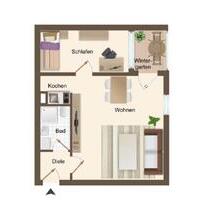 Wohnung zu vermieten - 950,00 EUR Kaltmiete, ca.  45,00 m² in Karlsruhe (PLZ: 76185) Mühlburg