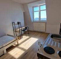 Helle Einraumwohnung mit Einbauküche im Zentrum von Halle - Halle (Saale) Büschdorf