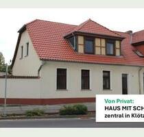 Von Privat: Haus mit Scheune, zentral in Klötze – viel Potenzial!