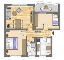 3-Zimmerwohnung mit Balkon - 459,00 EUR Kaltmiete, in Herne (PLZ: 44628) Sodingen