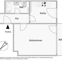 Renoviertes Apartment SinglesStudenten, EBK, Balkon, 10min Uni - Düsseldorf Stadtbezirk 9