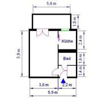 1-Raumwohnung für Senioren - 224,00 EUR Kaltmiete, ca.  37,20 m² in Magdeburg (PLZ: 39128) Großer Silberberg
