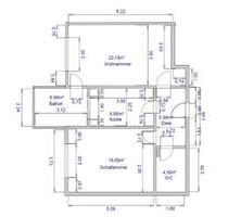 2 Zi.-Wohnung, Erdg. 62,5m², Balkon ~ 7m², BAUZINSEN STEIGEN - Burscheid