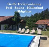 Ferienwohnung barrierefrei Sauna Pool Hallenbad Skipiste BayrWald - Hauzenberg