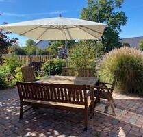Leiferde: Voll möbelierte 4-Zi Wohnung, Garage, Terrasse, Garten