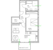 2- Zimmer-Wohnung Sozialwohnung - Bogen