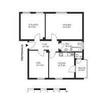 Demnächst frei! 4-Zimmer-Wohnung in Herne Crange