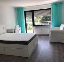 Frankfurt Bonames: möbliert 1-Zimmer Wohnung, Balkon, ruhige Lage - Frankfurt am Main