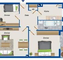 Moderne 3-Zimmer-Wohnung mit Balkon in der Neustadt - Bremen
