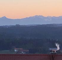 Doppelhaushälfte mit sehr schönem Bergblick und großem Garten - Schnaitsee
