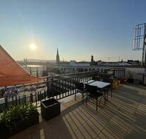 helle 2 ZKB-Mietwohnung mit 40 m² Dachterrasse - Saarbrücken