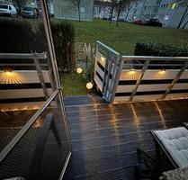 Modernisierte 3-Zimmer-Wohnung mit 2 Gartenflächen & hwt. Aust. - Oberhausen Alt-Oberhausen