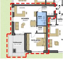 Erstbezug: Moderne 2-Zimmer-Wohnung mit Balkon - Gütersloh Isselhorst