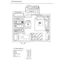 vermiete möblierte 1-Zimmer-Wohnung in Berlin-Marienfelde