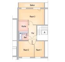 3 Raum Wohnung - 540,00 EUR Kaltmiete, ca.  57,00 m² in Frankfurt (Oder) (PLZ: 15232) Beresinchen