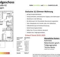Exklusive Neubauwohnung mit 3,5 Zimmern, Einbauküche und hochwertiger Ausstattung – Erstbezug! - Oberndorf am Neckar