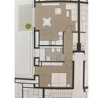 Wohnung im OG - 790,00 EUR Kaltmiete, ca.  55,70 m² in Aichach (PLZ: 86551)