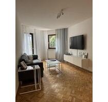 Frisch renovierte und löffelfertig möblierte 2-Zimmer-Wohnung mit Balkon und Stellplatz - Linkenheim-Hochstetten