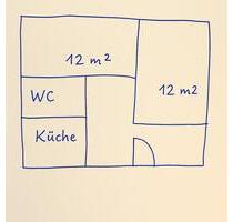 1 Zimmer in 2er WG Wohnung möbliert ab 01.08.. zu mieten - Hamburg Lohbrügge
