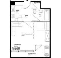 1-Zimmer Wohnung mit Balkon in München - Obergiesing