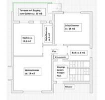 Helle 2-Zimmer-Erdgeschosswohnung mit Terasse in ruhiger Lage - Trier