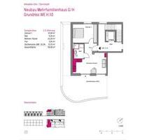 2 Zimmer Wohnung Neubau mit große Dachterasse in Dornstadt