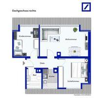 Helle 3-Zimmer-Dachgeschossw. in zentraler Lage –Aktuell in Sanierung, Erstbezug nach Fertigstellung - Bochum Bochum-Nord