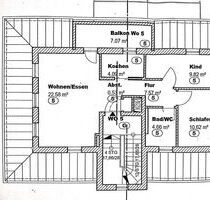 Wohnung - Nachmieter - 870,00 EUR Kaltmiete, ca.  63,00 m² in Schwabach (PLZ: 91126)